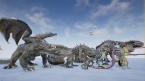 【UE】英雄奇幻蜥蜴生物  Heroic Fantasy Lizard Creatures