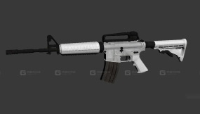M4A1卡宾枪-M4A1 3D model-1