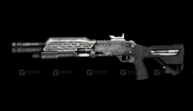 LP霰弹枪3D模型-16 - LP Shotgun 3D model-16