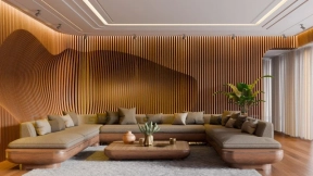 现代有机风格客厅-Modern Organic Living Room