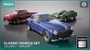 【UE】经典车辆套装 - V.02 水星  Classic Vehicle Set - V.02  Mercury