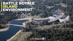 【UE】大逃杀岛屿包（大逃杀模式、大逃杀建筑、岛屿）  Battle Royale Island Pack (Battle Royale, Battle Royale Buildings, Island )