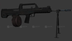 95式班用机枪-QBB-95 3D model-33