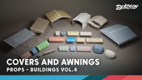 【UE】建筑VOL.4遮盖物与遮阳篷帐篷