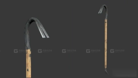 撬棍 3D模型-16 - Crowbar 3D model-16