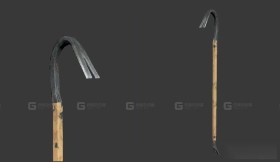撬棍 3D模型-16 - Crowbar 3D model-16