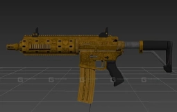 卡宾步枪-Carbine Rifel (GTA 5) 3D model