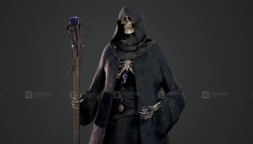 【UE】模块化骷髅法师  Modular Skeleton Mage