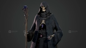 【UE】模块化骷髅法师  Modular Skeleton Mage