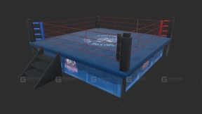 拳击台3D模型 - Boxing Ring 3D Model