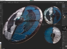 【MAYA+ZB+SP】还有谁不会制作全流程案例？十年大佬在线讲解盾牌制作；快速了解什么是全流程