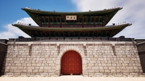 【UE】中式古代建筑城门