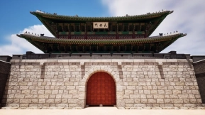 【UE】中式古代建筑城门