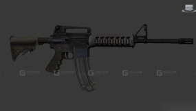 M4A1卡宾枪-M4A1 3D model-44