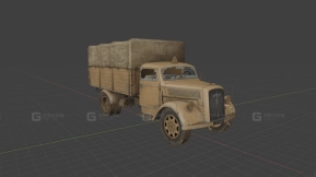 欧宝闪电S - Opel Blitz S 3D model-122