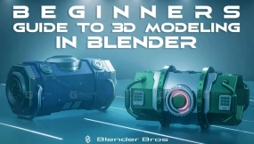 Blender硬表面建模基础教程 Blender Bros – Beginners Guide to 3D Modeling in Blender