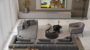 场景-概念客厅 - Scene- Concept Living Room