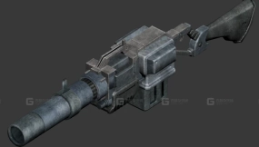 火箭发射器3D模型-20 - Rocket Launcher 3D model-20