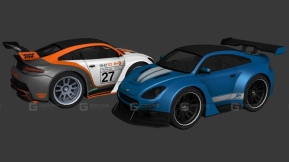 Q版跑车赛车 - JBS9 GT 3D model-73
