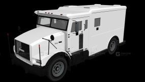 围栏卡车 - Stockade 3D model-202