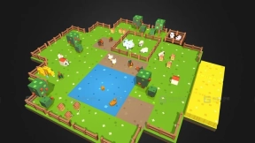 低多边形农场动物合集 - Lowpoly farm animals