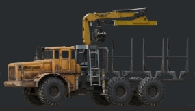 Kronenwerk L-34集材机 - Kronenwerk L-34 Forwarder 3D model-19