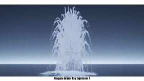 【UE】逼真水花爆炸效果包  Realistic Water Explosions Pack