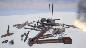 【UE】后末日近战武器  Post Apocalyptic Melee Weapons