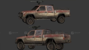 技术卡车 - Tech Truck 3D model-14