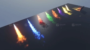 【UE】恐龙喷火特效包  Dragon Flame FX