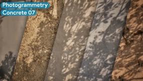 【UE】混凝土07 - 扫描摄影测量材质  Concrete 07 - Scanned Photogrammetry Materials