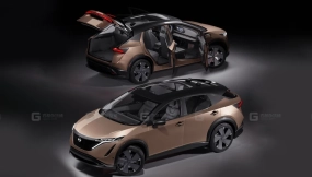 日产艾睿雅-内饰-已绑定模型-Nissan Ariya-Interior-Rigged