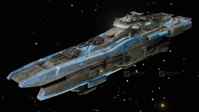 科幻太空船怒源号-Scifi Space Ship Wrathborn