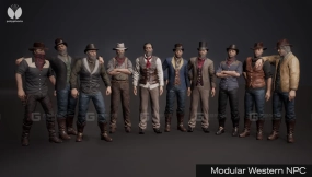 【UE】西方NPC - 虚拟人  Western NPC - Metahuman