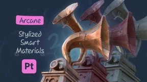 风格化智能与基础材质 奥术风格包 2  Stylized Smart And Base Materials Arcane Style Pack 2