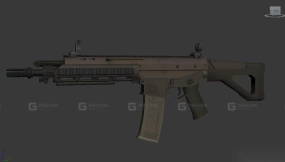 自适应战斗步枪-ACR 3D model-41