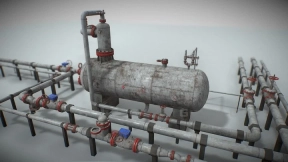 工业分离器PBR游戏就绪 Industrial Vessel Separator PBR Game Ready