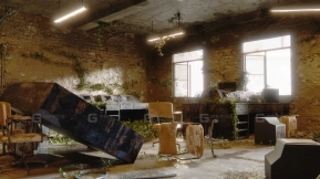 过时服务器机房 Obsolete Server Room