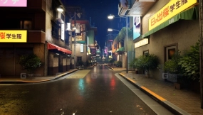 【UE】赛博朋克区  Cyberpunk District