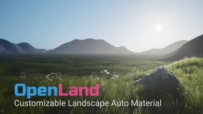 【UE】OpenLand - 可自定义地形自动材质  OpenLand - Customizable Landscape Auto Material