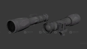 M600P手电筒 3D模型-4 M600P 3D model-4
