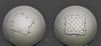 zbrush卡通风格化缝线补丁笔刷