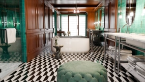 豪华复古酒店浴室-Luxury Vintage Hotel Bathroom