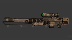 狙击枪-3 - Snipe 3D model-3