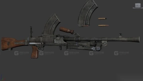 布伦-Bren 3D model