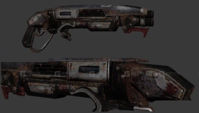 咆哮者霰弹枪 Gnasher Skel 3D model-44