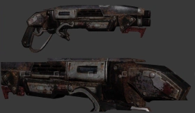 咆哮者霰弹枪 Gnasher Skel 3D model-44