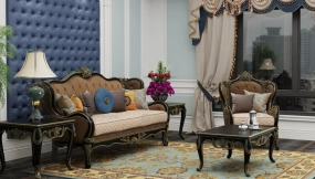 场景-雅致经典客厅 - Scene- Elegant Classic Living Room