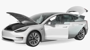 特斯拉Model3附带内饰模型 Tesla Model 3