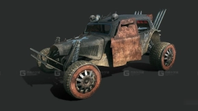 雪铁龙7（装甲斯波塔） - Citroen 7 (Armored Spotta) 3D model-65